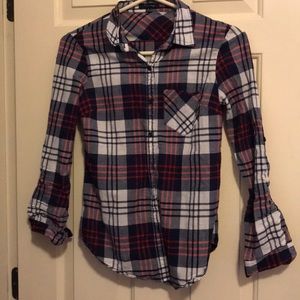 Plaid button down